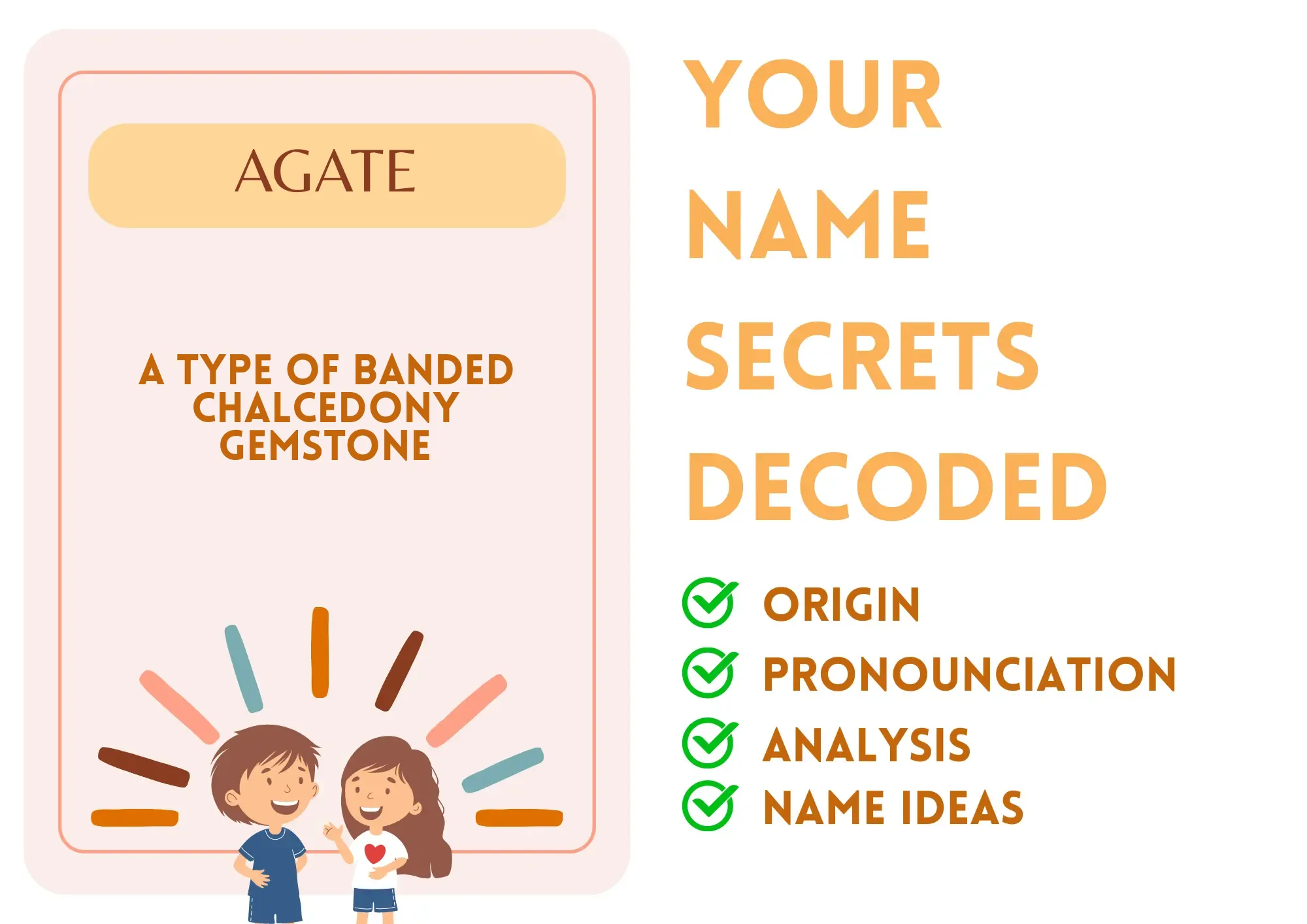 Agate Name Meaning and Pronunciation