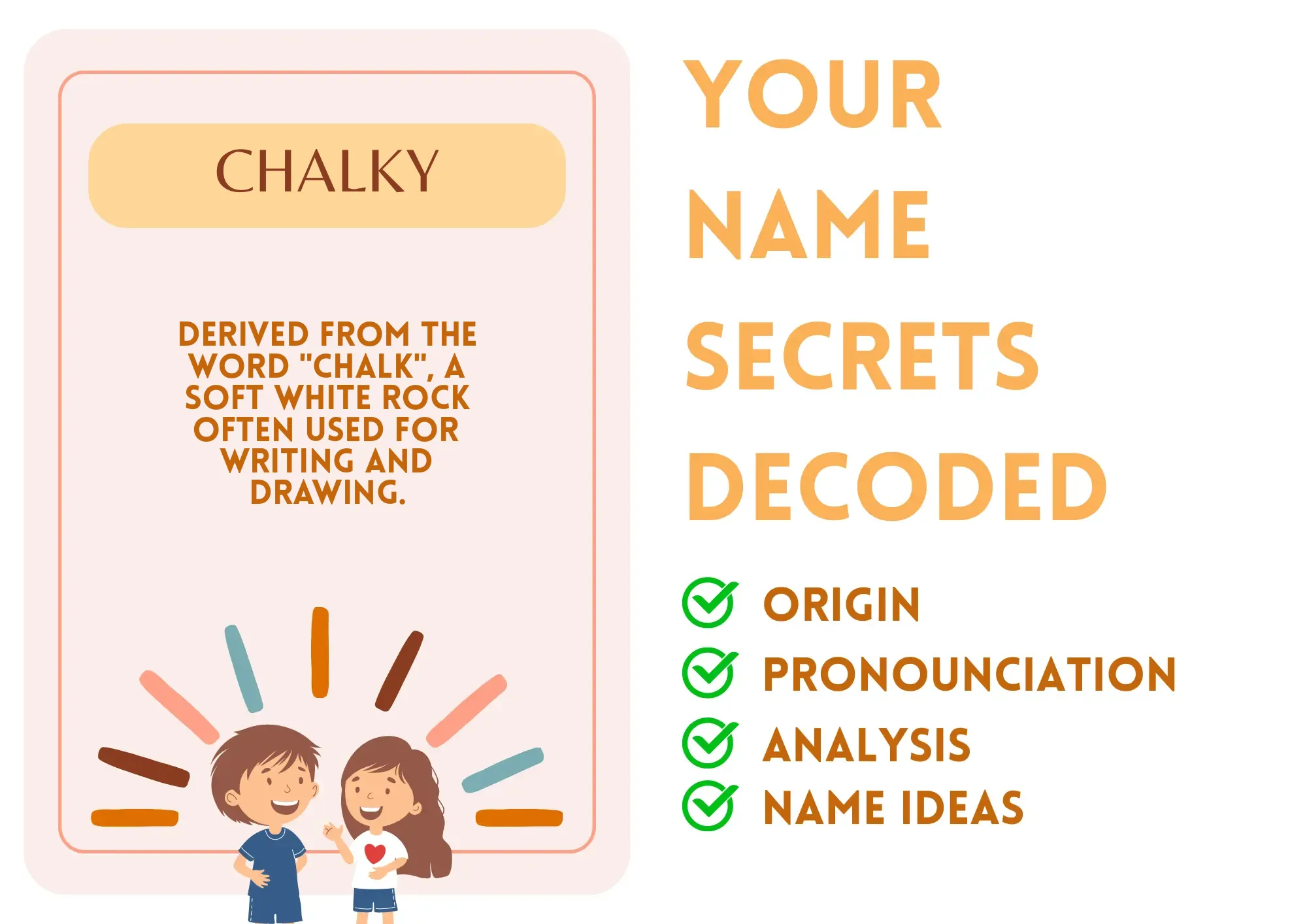 Chalky Name Meaning and Pronunciation