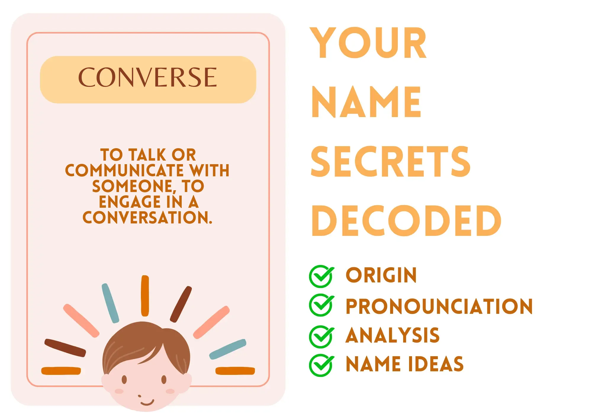 Converse Boy Name Meaning and Pronunciation