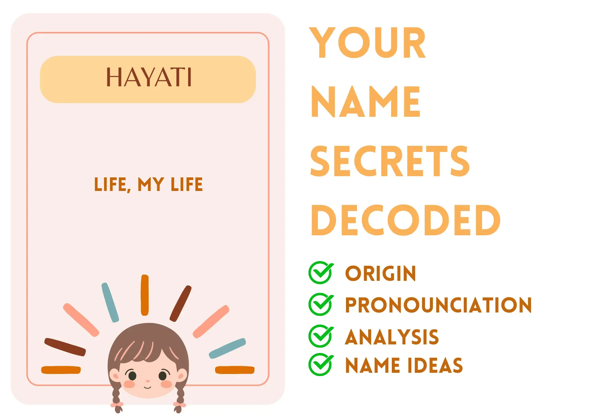 Hayati - Islamic Girl Name Meaning and Pronunciation