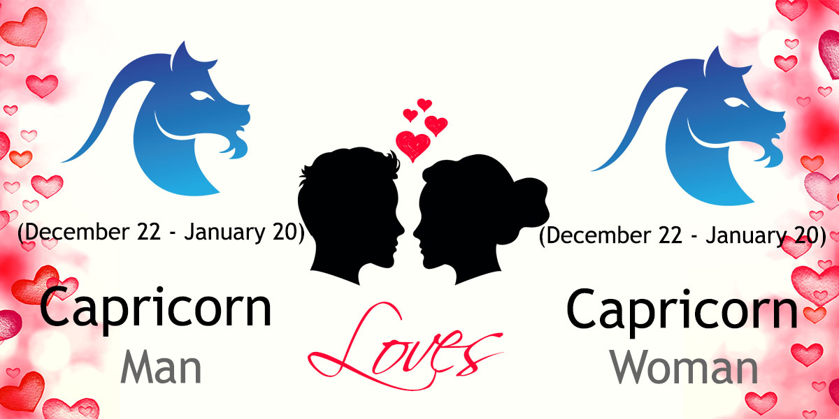 Love match compatibility between Capricorn man and Capricorn woman. 